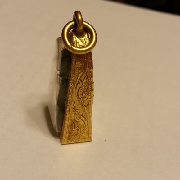 Rare Thai Vintage Phra Luang Pu Thuad Buddha Amulet - Wat Chang Hai, Pattani - Picture 3 of 7